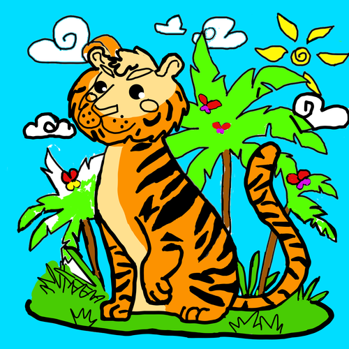 Happy Tiger