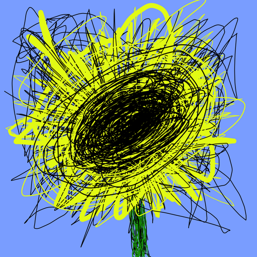 Tsunflower in Goo: Study #05