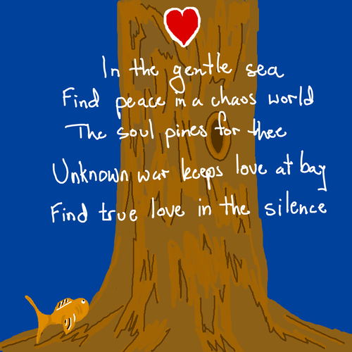 Einstein Fish (Tanka 5)